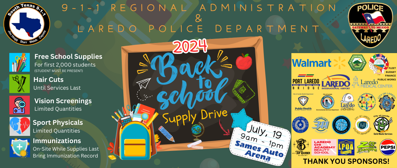 911 Back to School Supply Drive